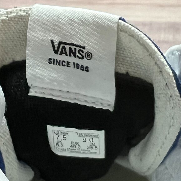 Vans SK8-Hi Blue & Black High-Top Sneakers - Picture 8 of 9